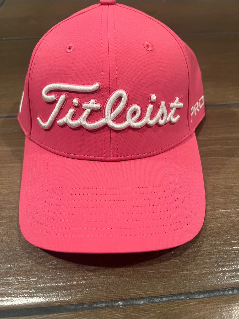 Titleist Pink Script Logo Golf Hat